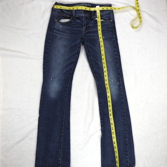 American Eagle Kick Boot Stretch Jeans Size 4 Reg - Picture 4 of 8